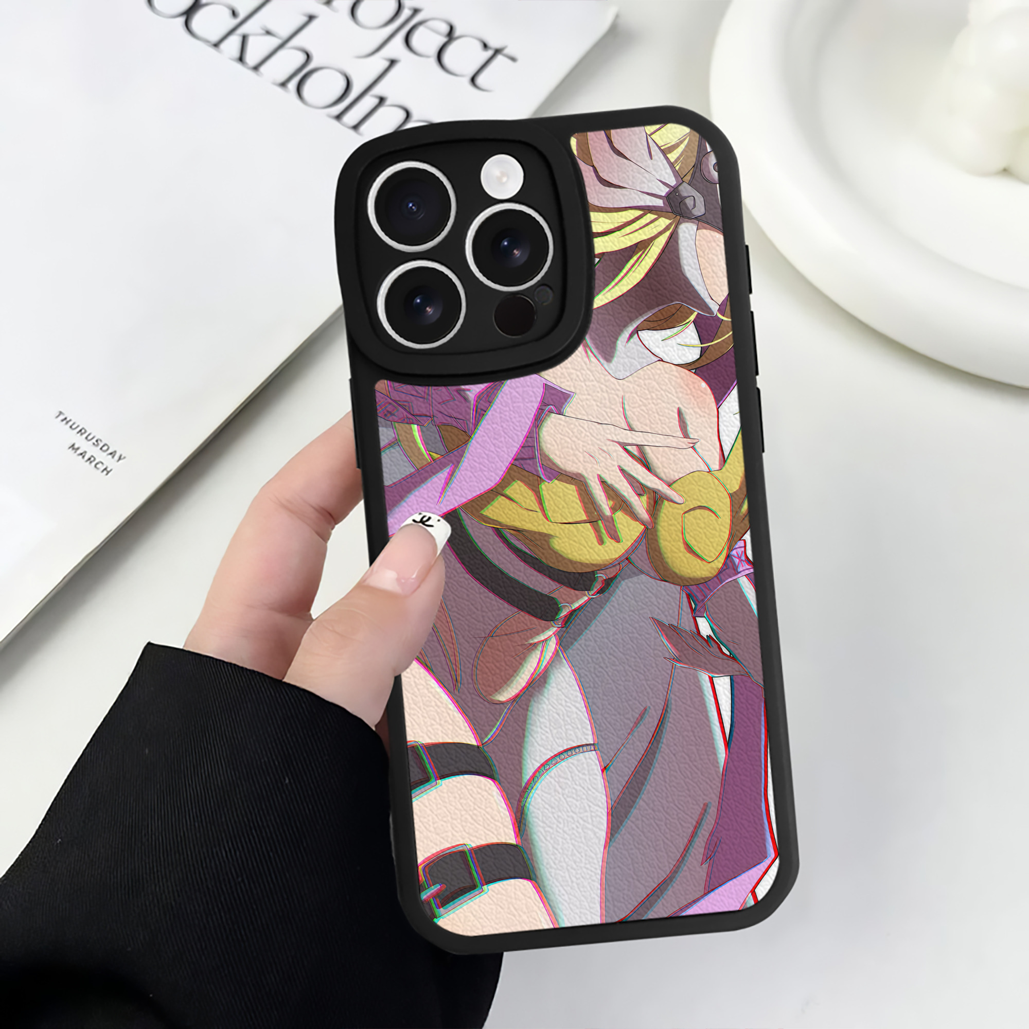（画像用） Digimon デジタルモンスター/デジモン 【iPhone 16シリーズ対応】シリコンスマホケース（レザー調） 材質：シリコン